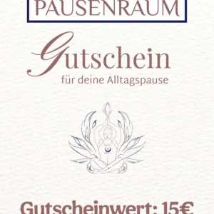 Geschenkgutschein 15€