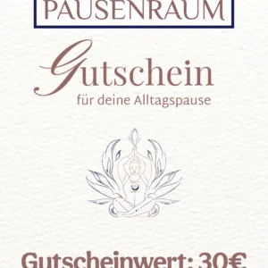 Geschenkgutschein 30€